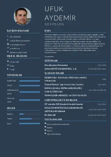 Sosyolog Cv Örnekleri cv indir